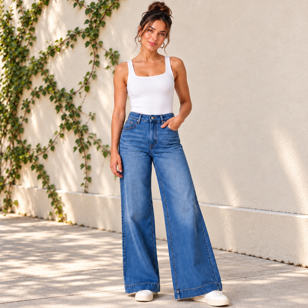 Liverpool Wide Leg Jeans LM7B56SSL