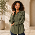 Joseph Ribkoff Boxy Blouse With All-Over Rhinestone Detail Style 263922