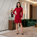 Joseph Ribkoff Red Dress 263196