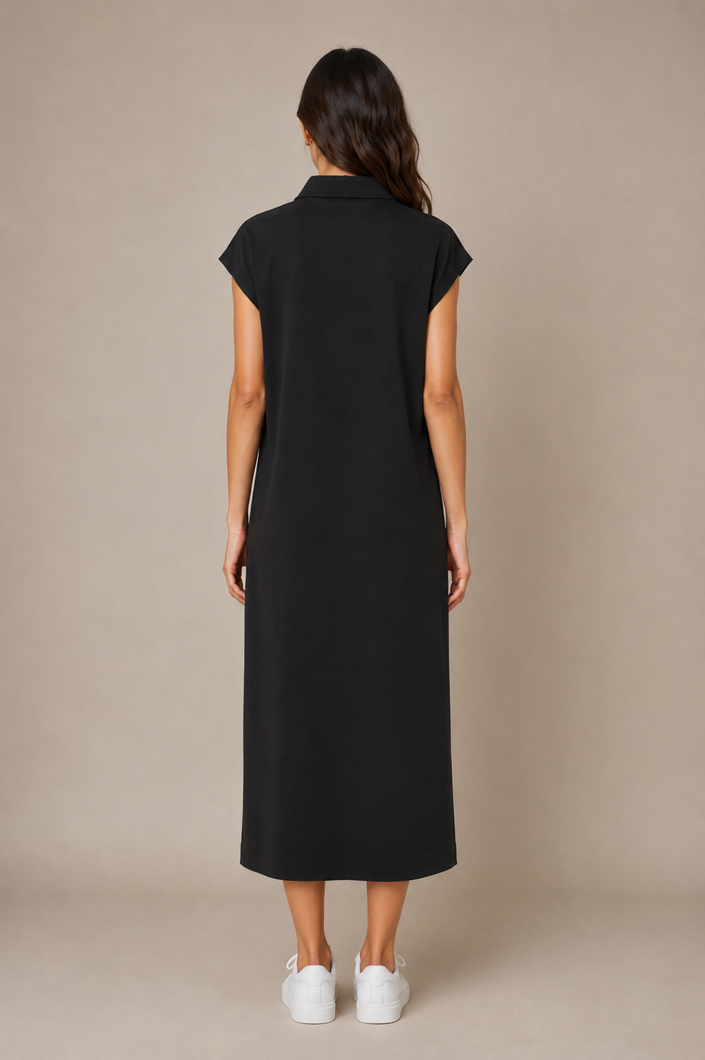 Effortless style with a polished finish. This easy polo dress is designed with clean lines, a relaxed silhouette, and just the right amount of structure for an instantly put-together look. The soft stretch cotton keeps it comfortable for all-day wear, while the classic collar and subtle front placket add a refined touch.

Perfect for casual days, lunch plans, travel, or everyday errands, this dress is one of those easy pieces you can style in seconds.