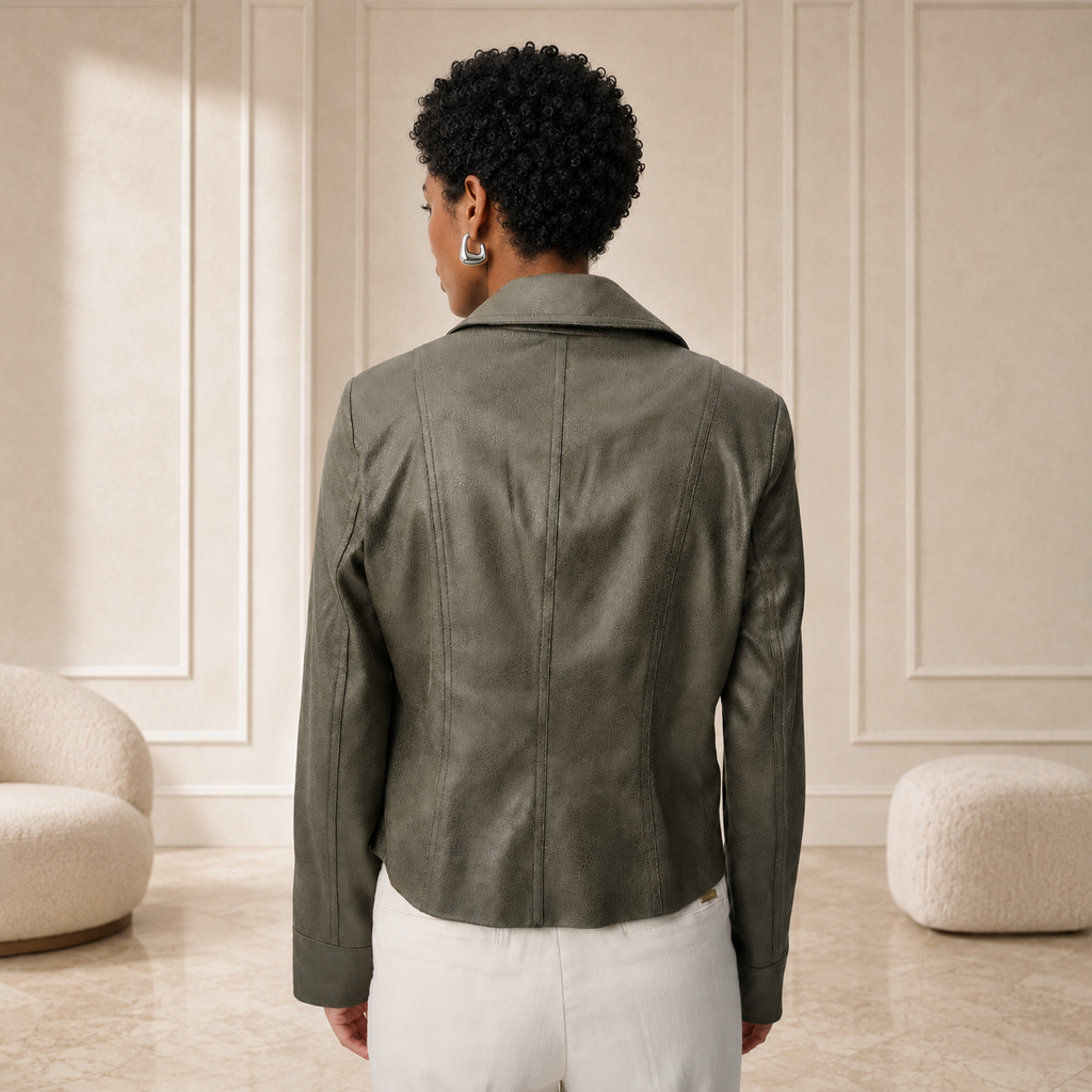 Joseph Ribkoff Biker Jacket Style 263907