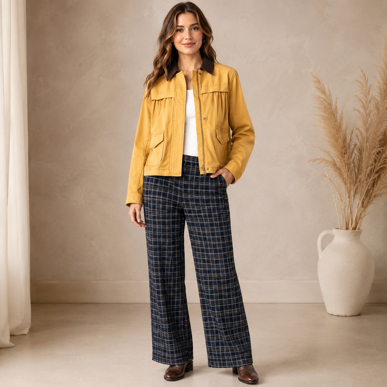 Liverpool Collared Swing Jacket LM1D21L12