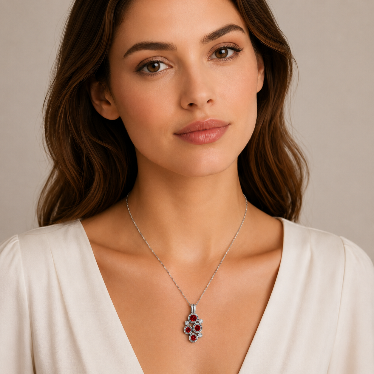 Brighton Constella Cluster Necklace