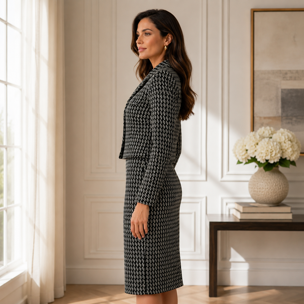 Checkered Blazer Style 263032
