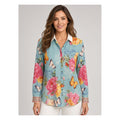 Aratta California Dreaming Shirt in Milky Blue, front view