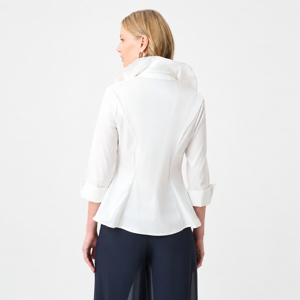 Joseph Ribkoff 264719 Vanilla blouse, back view
