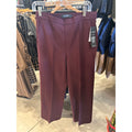 Liverpool Kayla Pull-On Wide Leg Trouser — Burgundy — front
