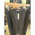 NIC+ZOE Lenox Sleek Stretch Sequin Tuxedo Pant — Black Onyx — front
